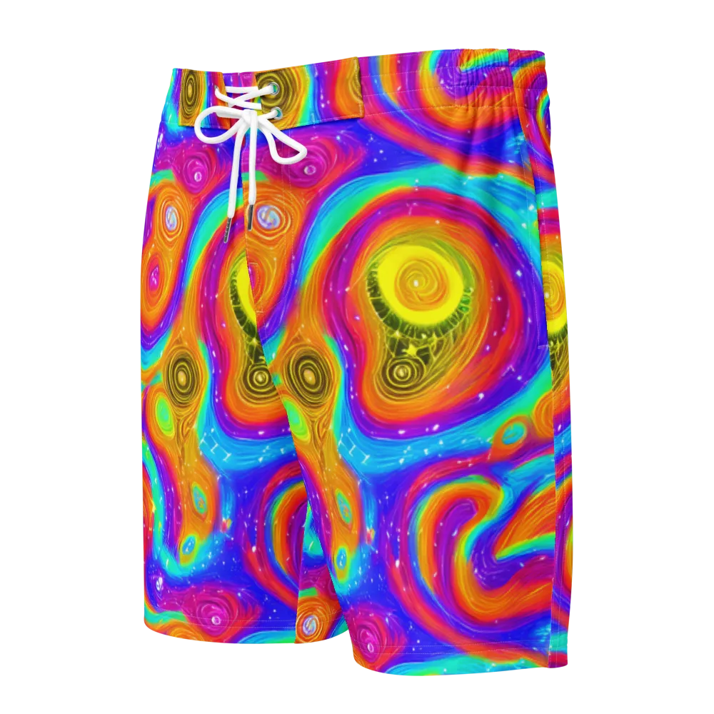 Color Cyclone on Men's Board Shorts — Front