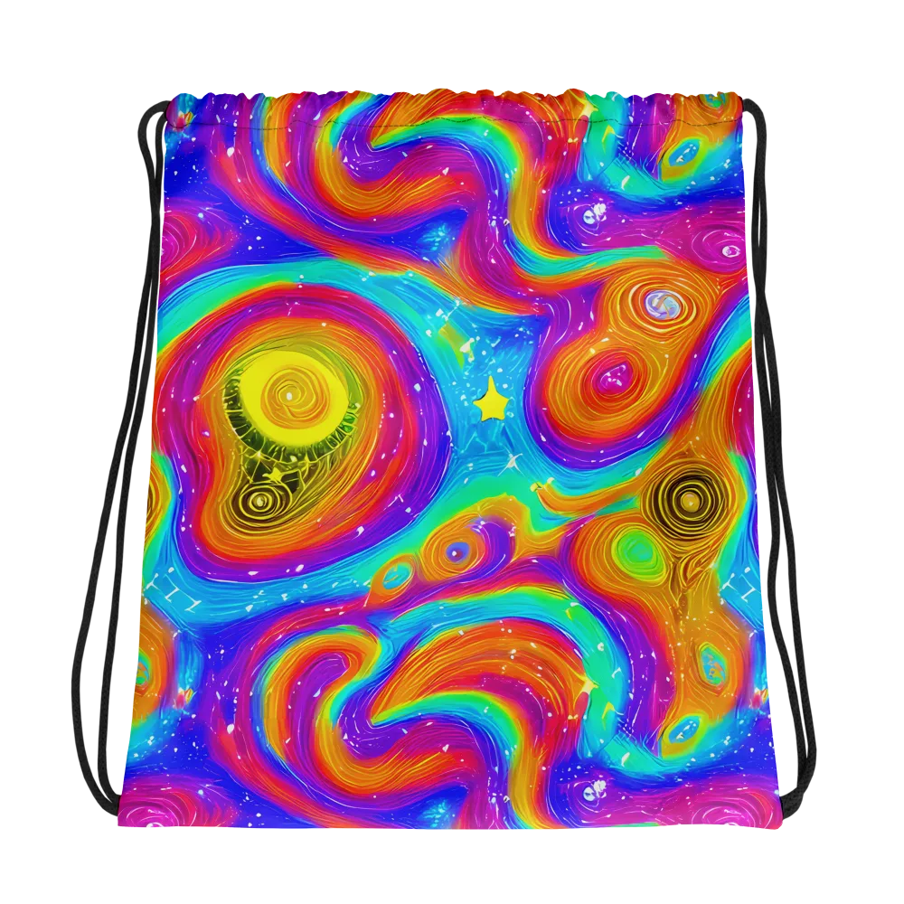 Color Cyclone on Drawstring Bag — Photo
