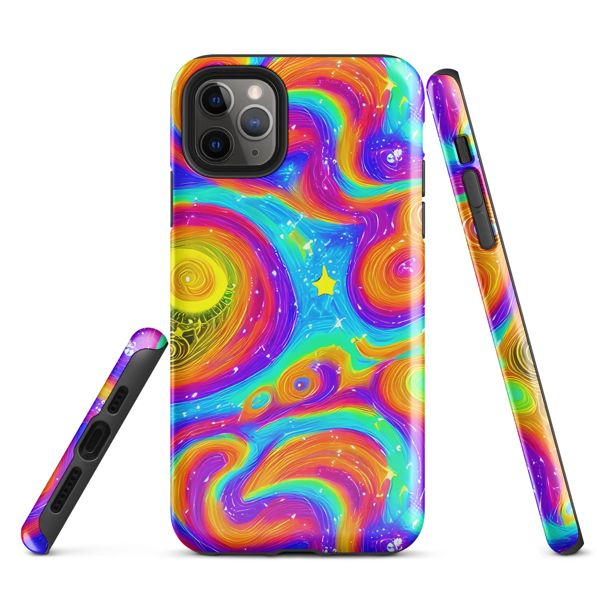 Color Cyclone on Tough Case for iPhone® — Front