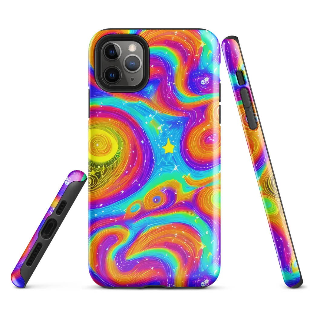 Color Cyclone on Tough Case for iPhone® — Front