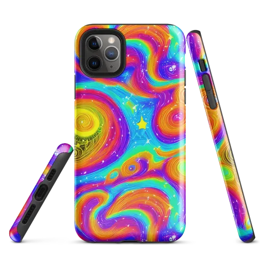 Color Cyclone on a Tough Case for iPhone®