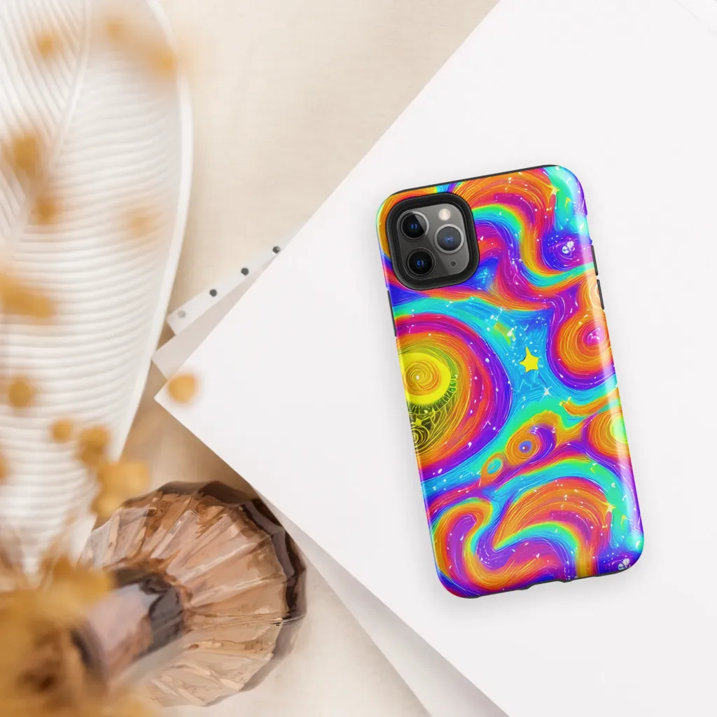 Color Cyclone on Tough Case for iPhone® — Front