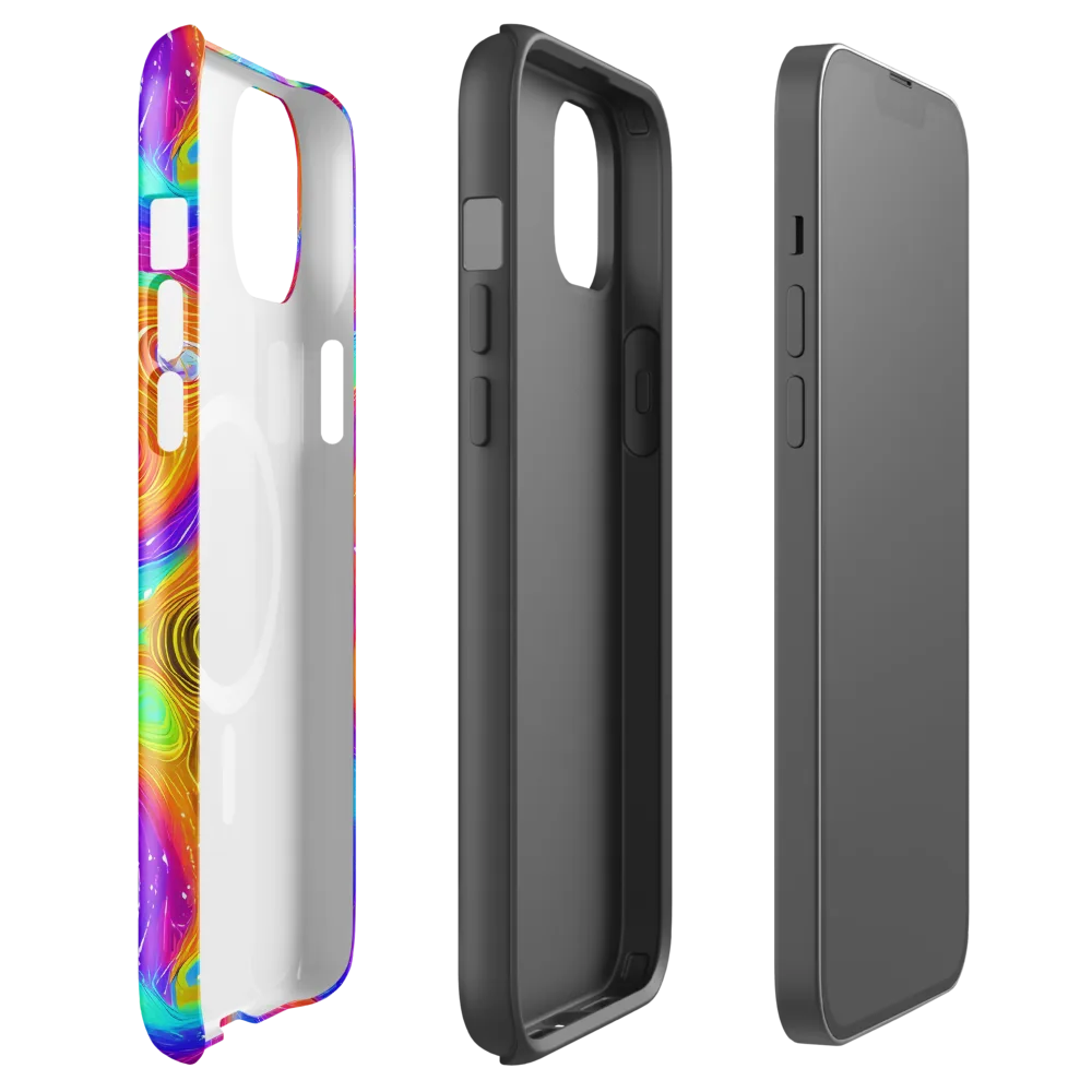 Color Cyclone on MagSafe Tough Case for iPhone® — Front