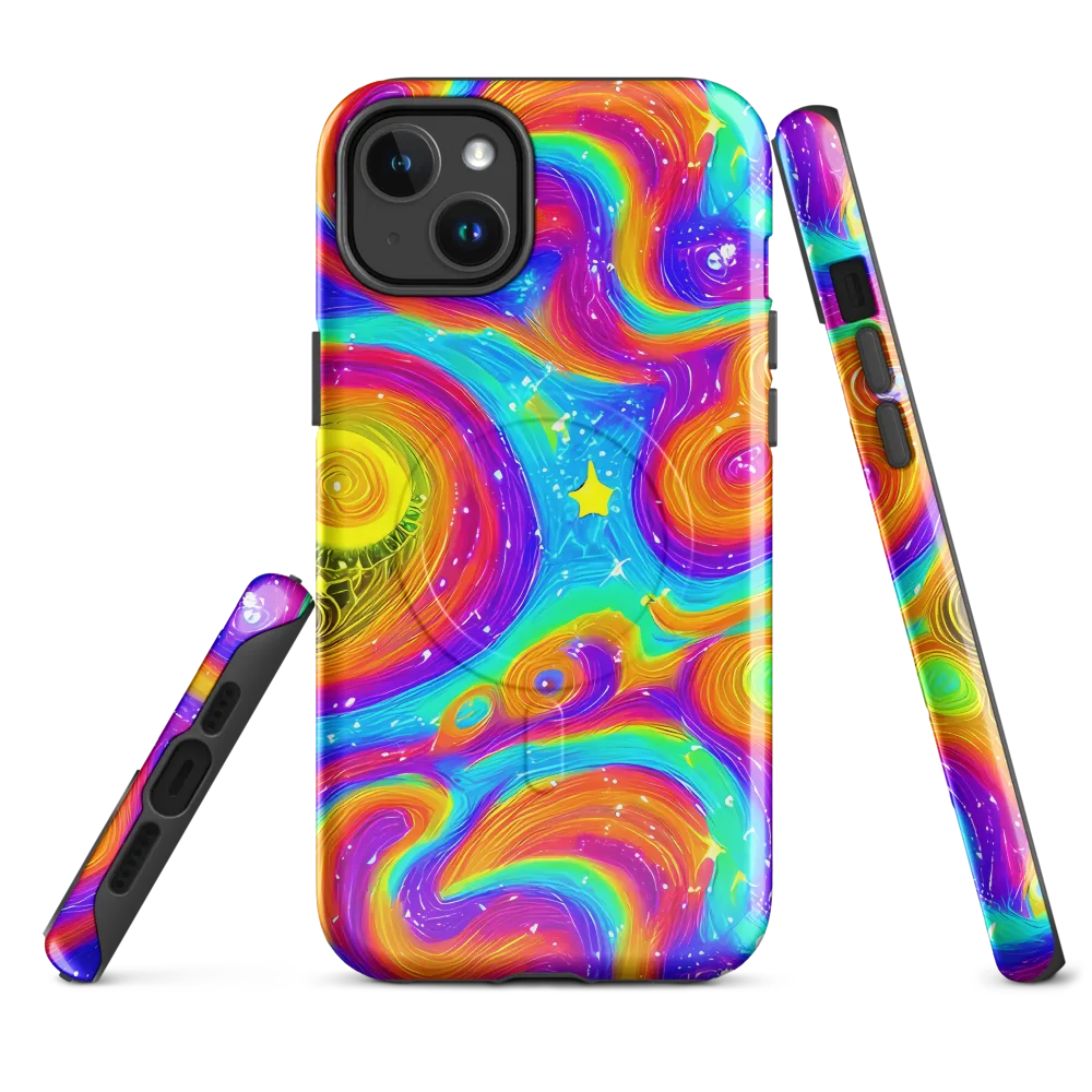Color Cyclone on MagSafe Tough Case for iPhone® — Front