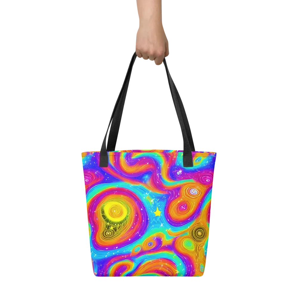 Color Cyclone on Tote Bag — Front