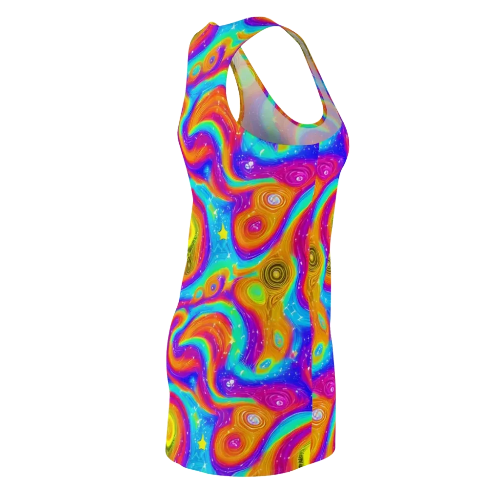 Color Cyclone on Racerback Dress — Back Side