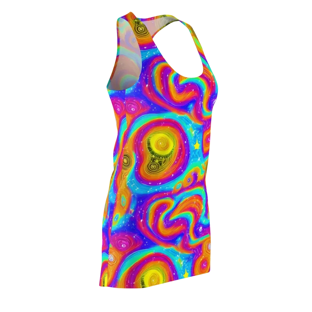 Color Cyclone on Racerback Dress — Front Side