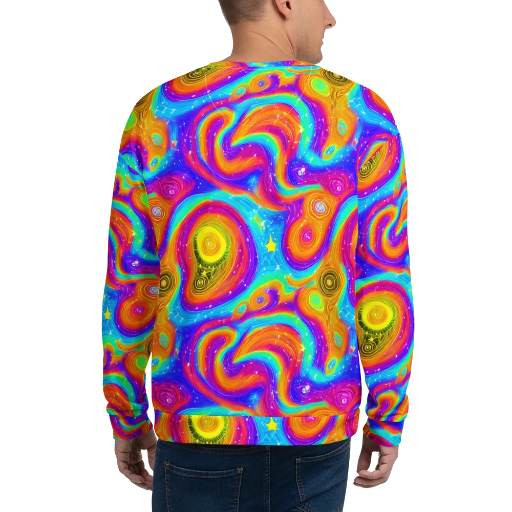 Color Cyclone on Sweatshirt — Back