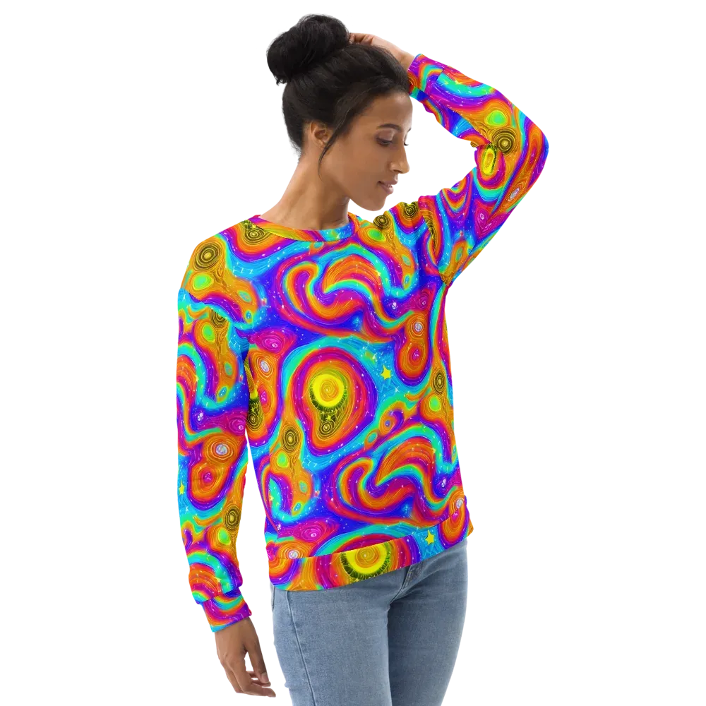 Color Cyclone on Sweatshirt — Right Front