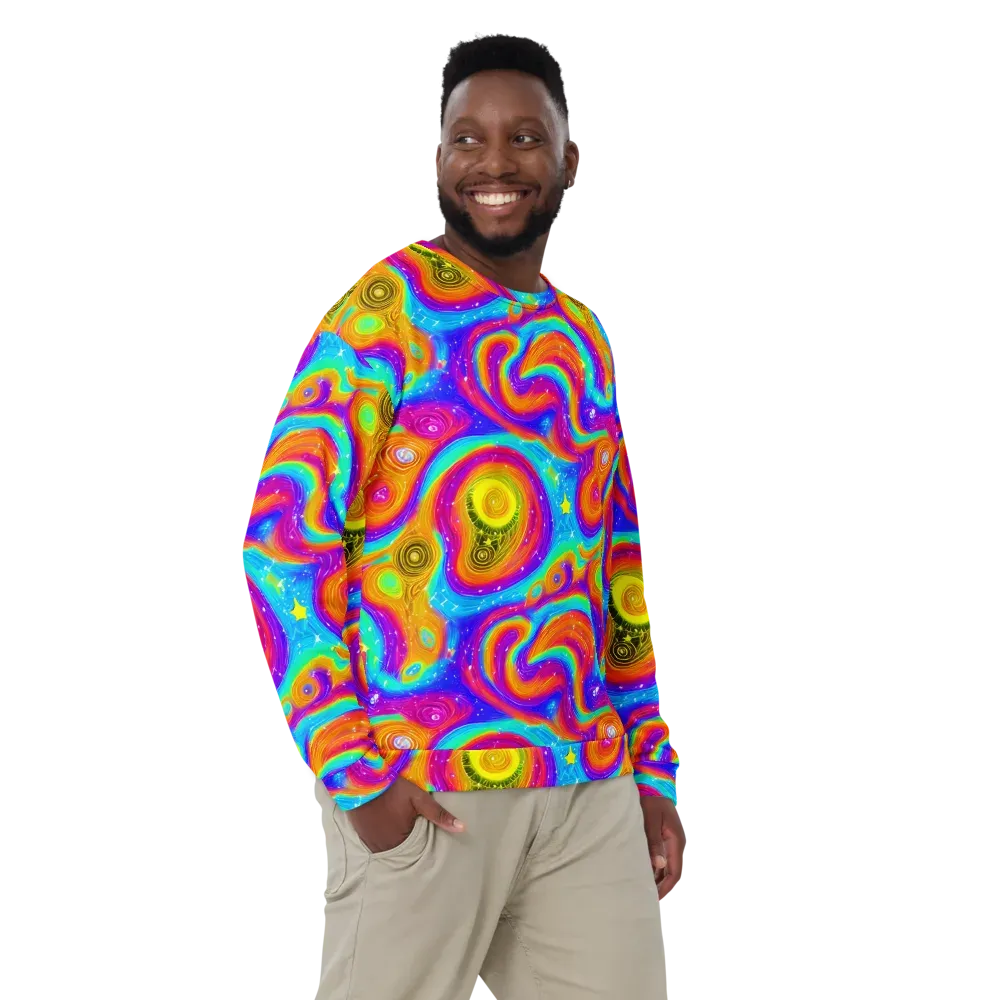 Color Cyclone on Sweatshirt — Front