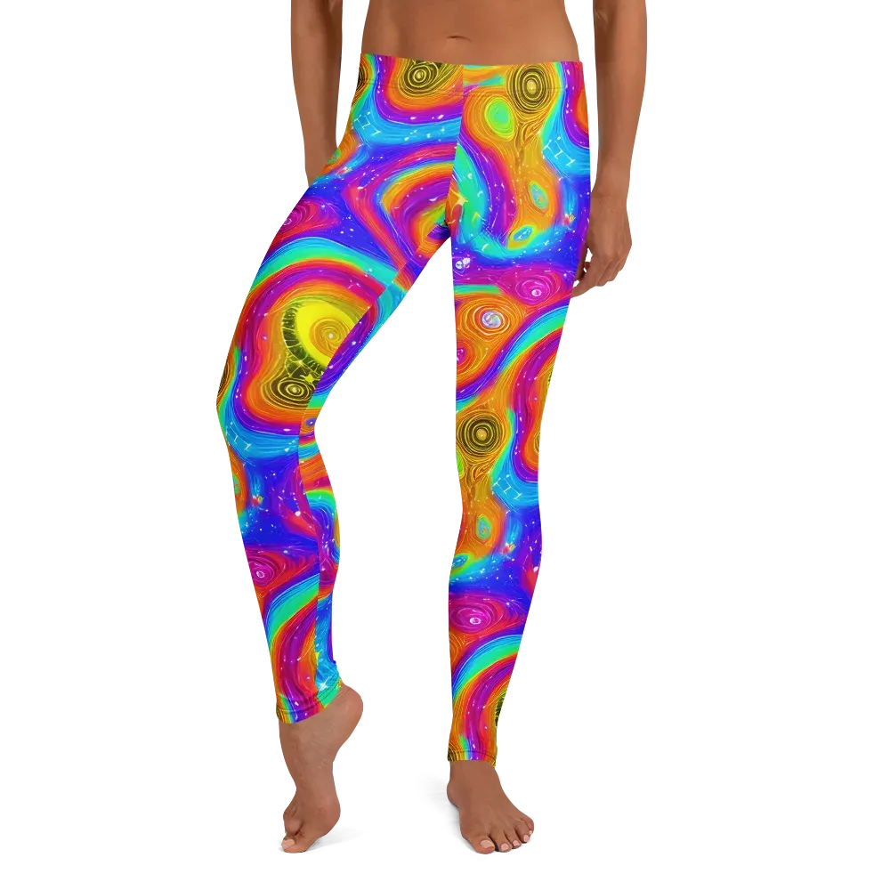 Color Cyclone on Leggings — Front