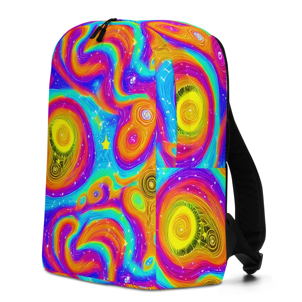 Color Cyclone on Minimalist Backpack — Left