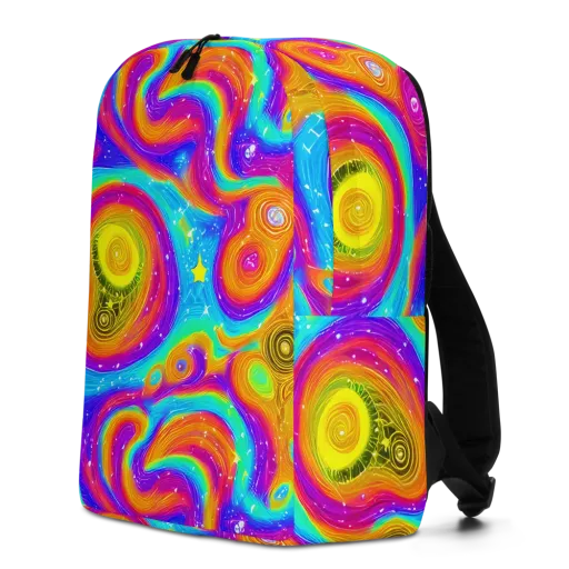 Color Cyclone on a Minimalist Backpack