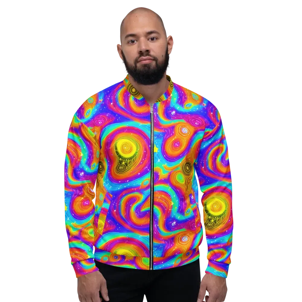Color Cyclone on Bomber Jacket — Front