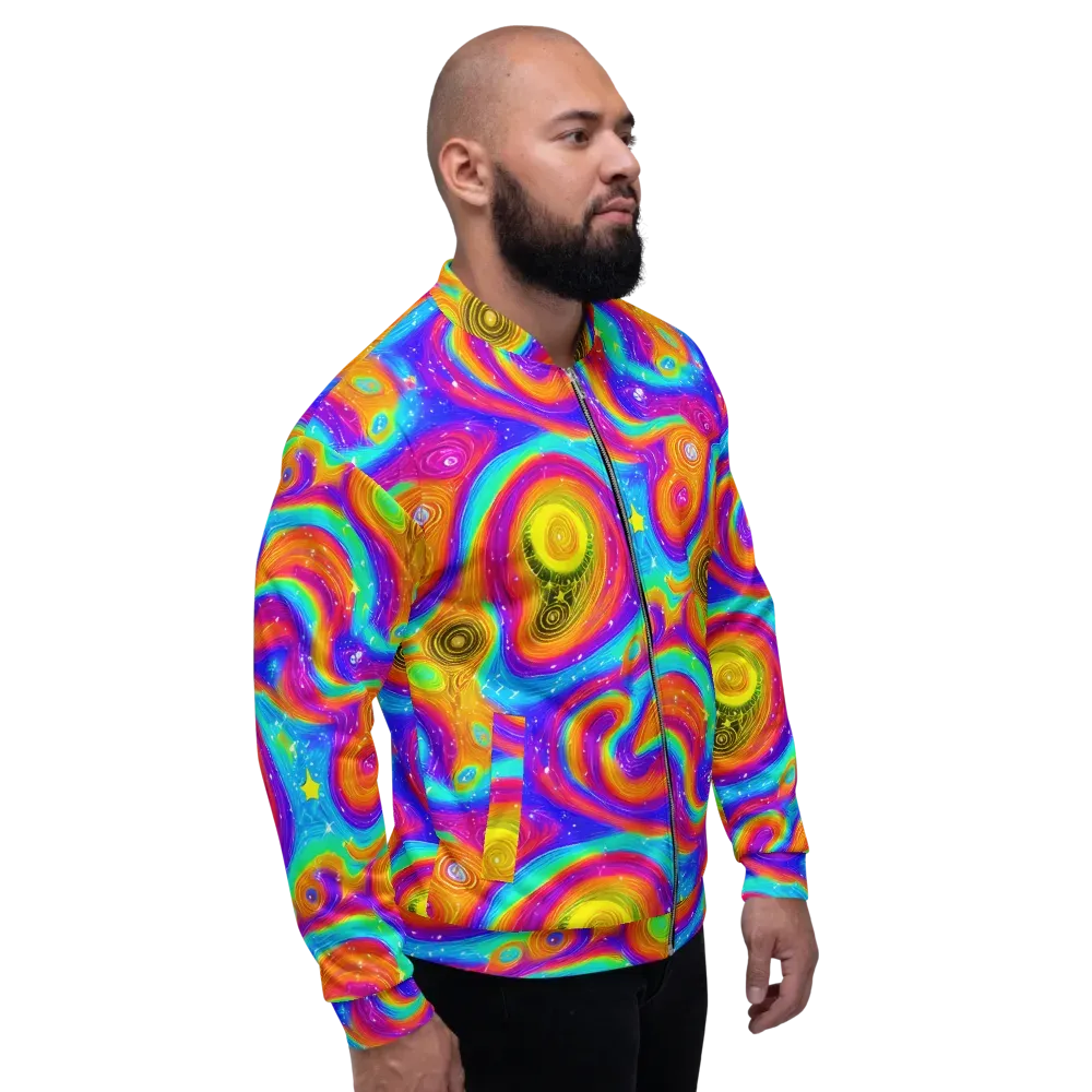 Color Cyclone on Bomber Jacket — Right