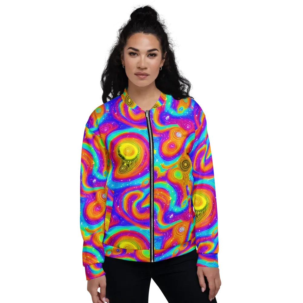 Color Cyclone on Bomber Jacket — Front