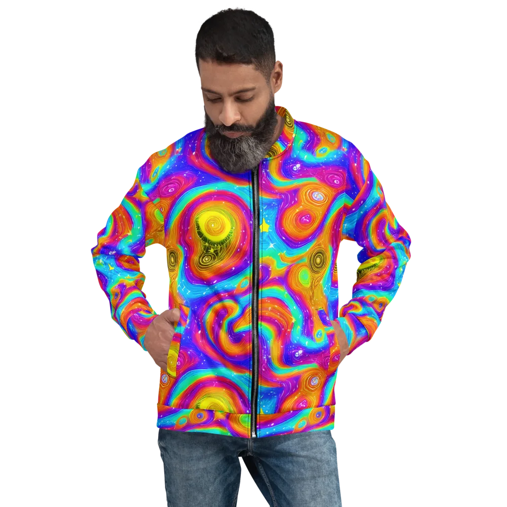 Color Cyclone on Bomber Jacket — Front