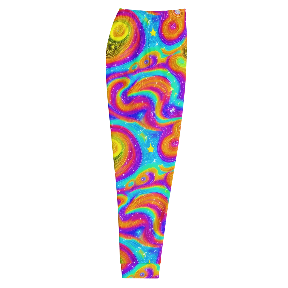 Color Cyclone on Men's Joggers — Right