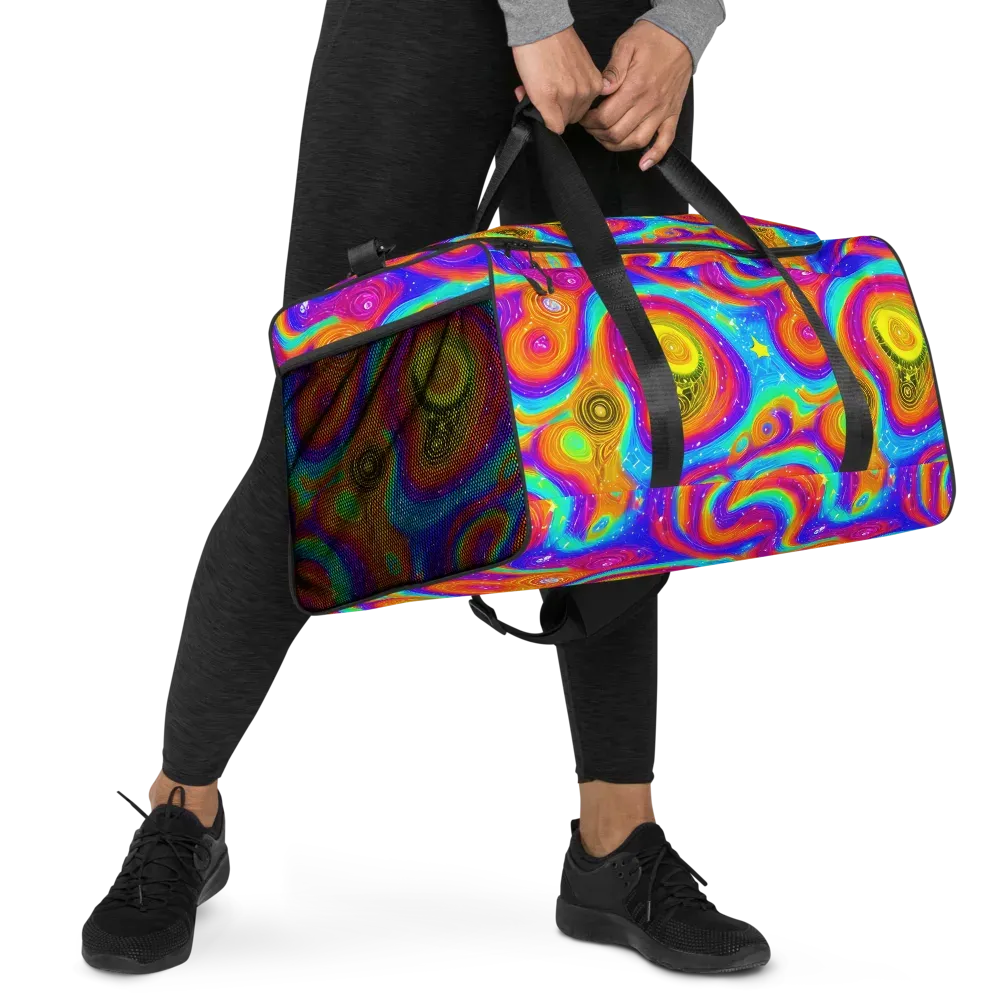 Color Cyclone on Duffle Bag — Right Front