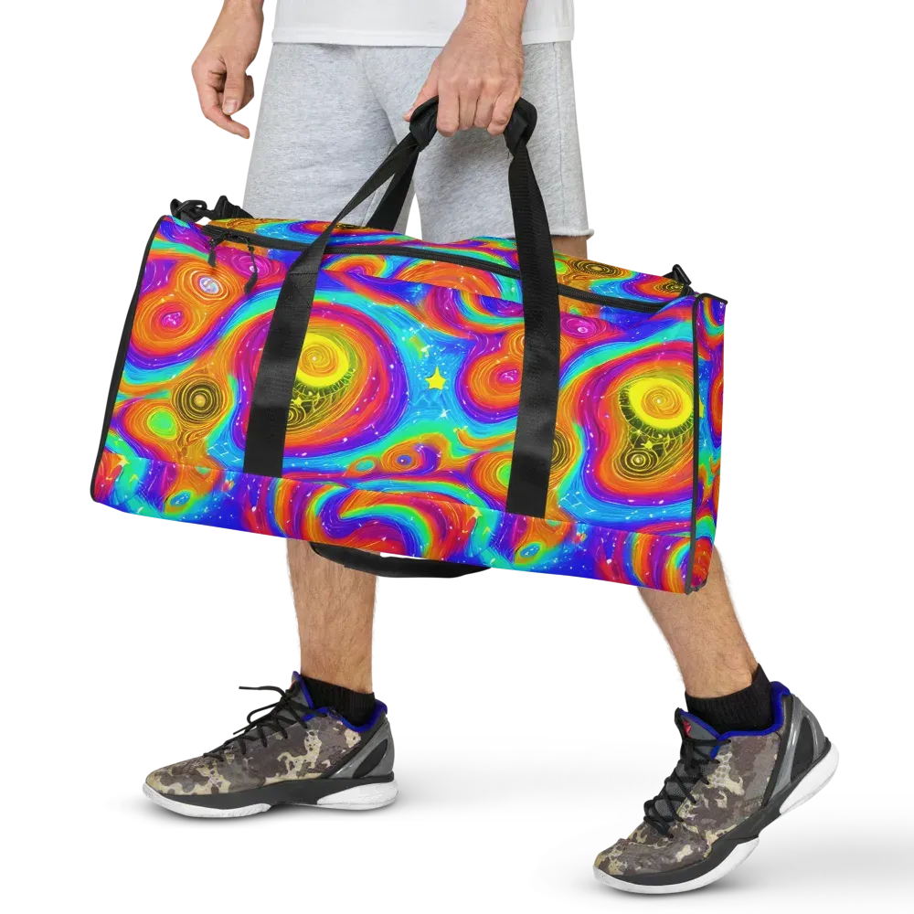 Color Cyclone on Duffle Bag — Front