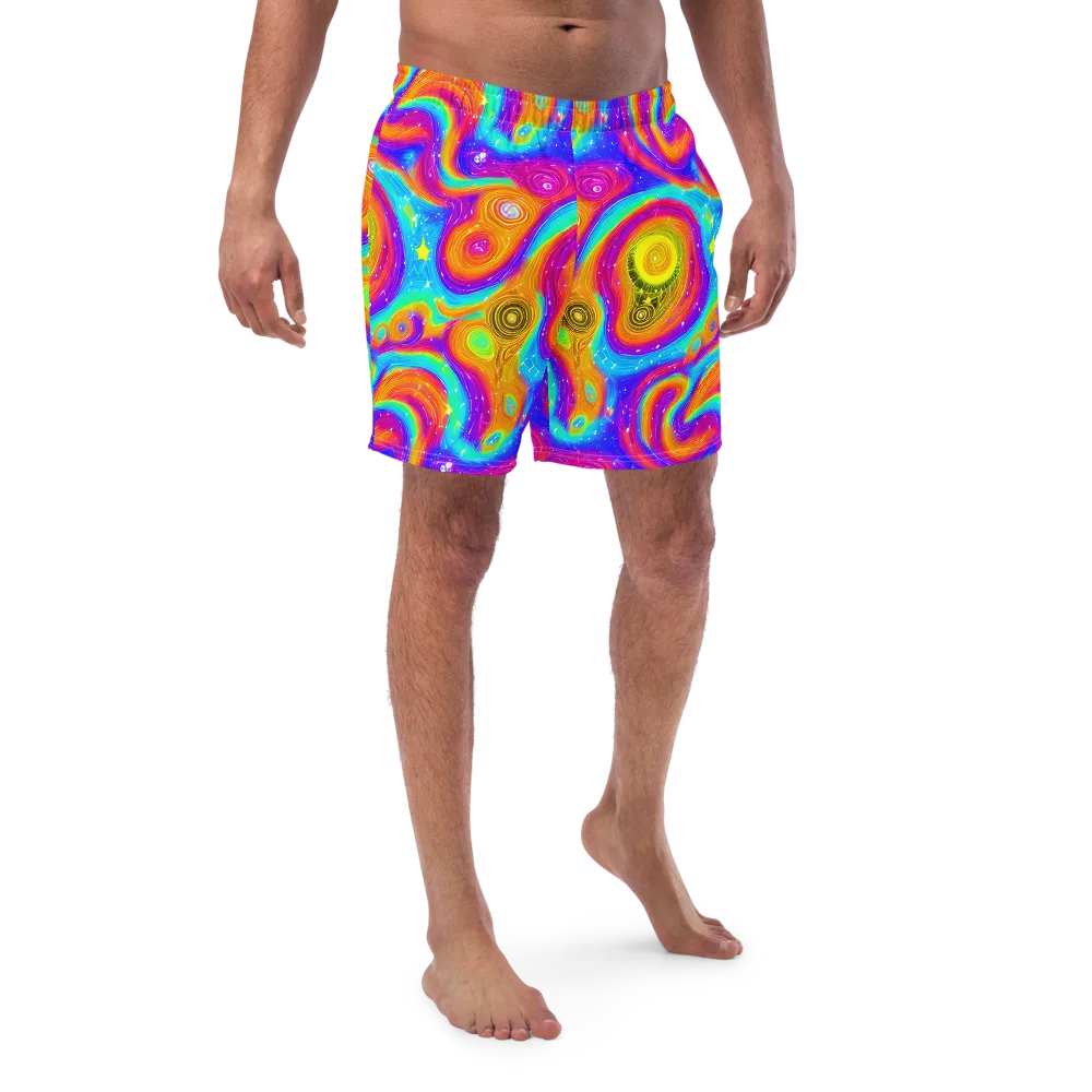 Color Cyclone on Swim Trunks — Front
