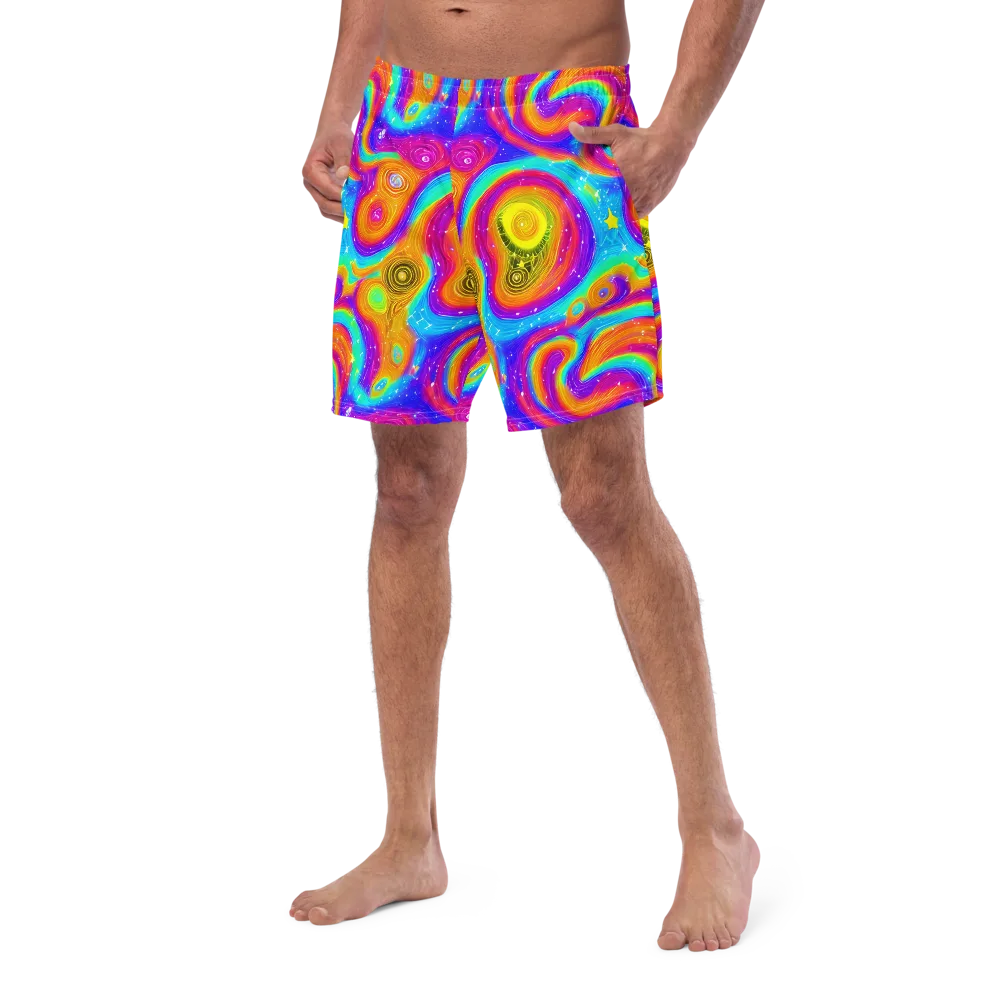 Color Cyclone on Swim Trunks — Left Front
