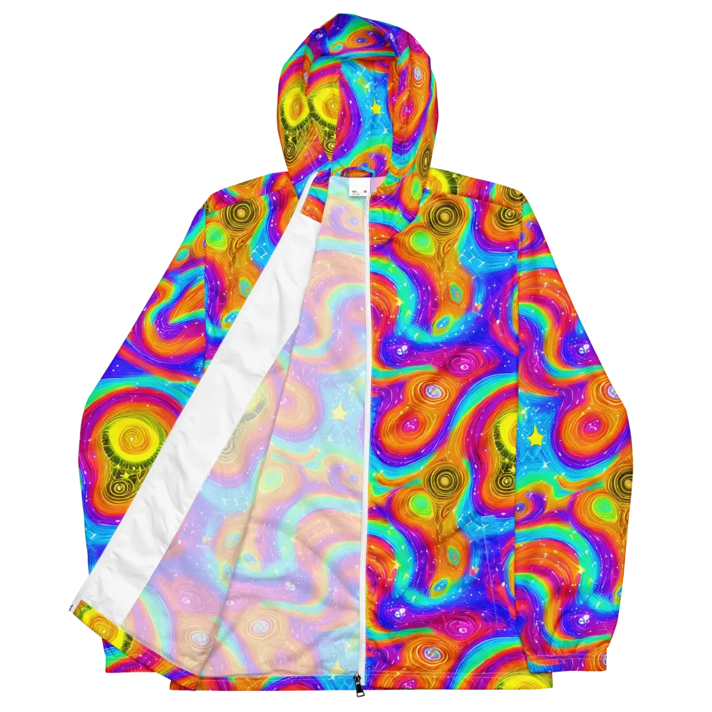 Color Cyclone on Men's Windbreaker — Front