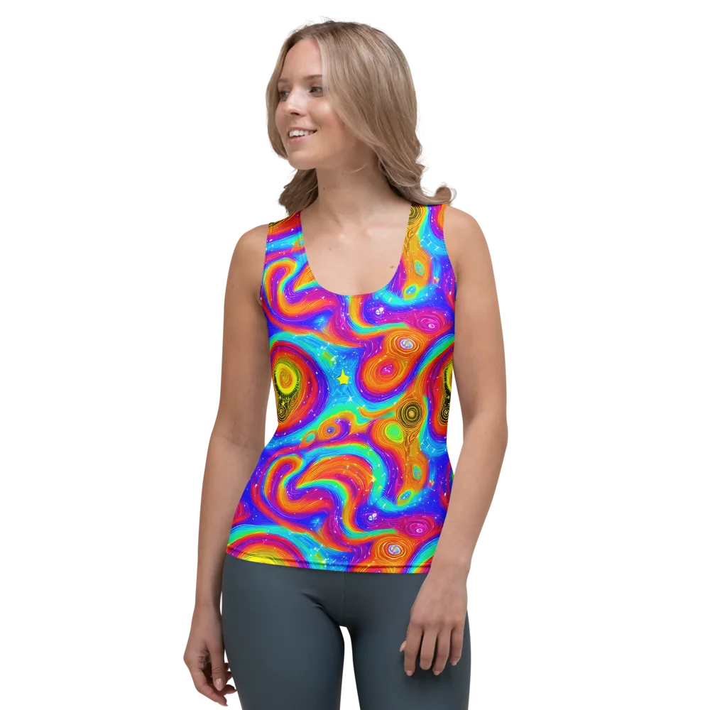 Color Cyclone on Women's Tank Top — Front