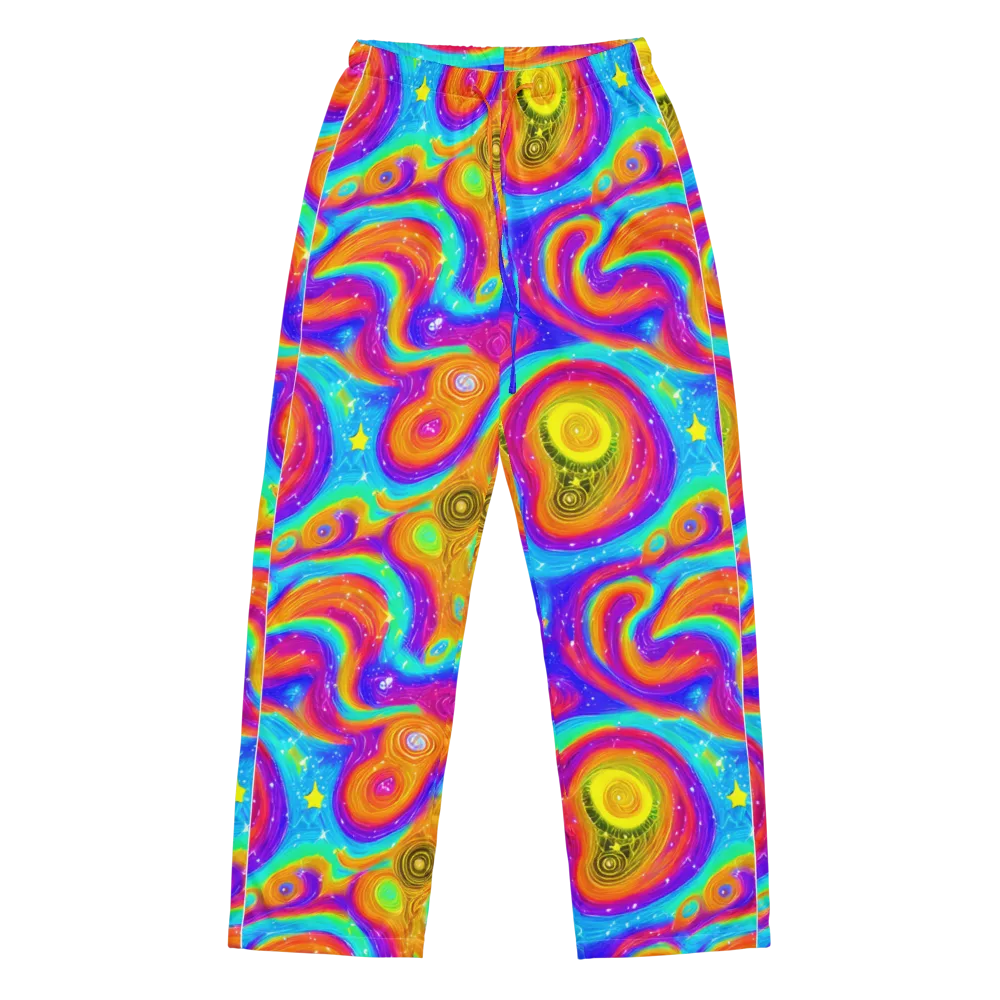 Color Cyclone on Women's Pajama Pants — Front