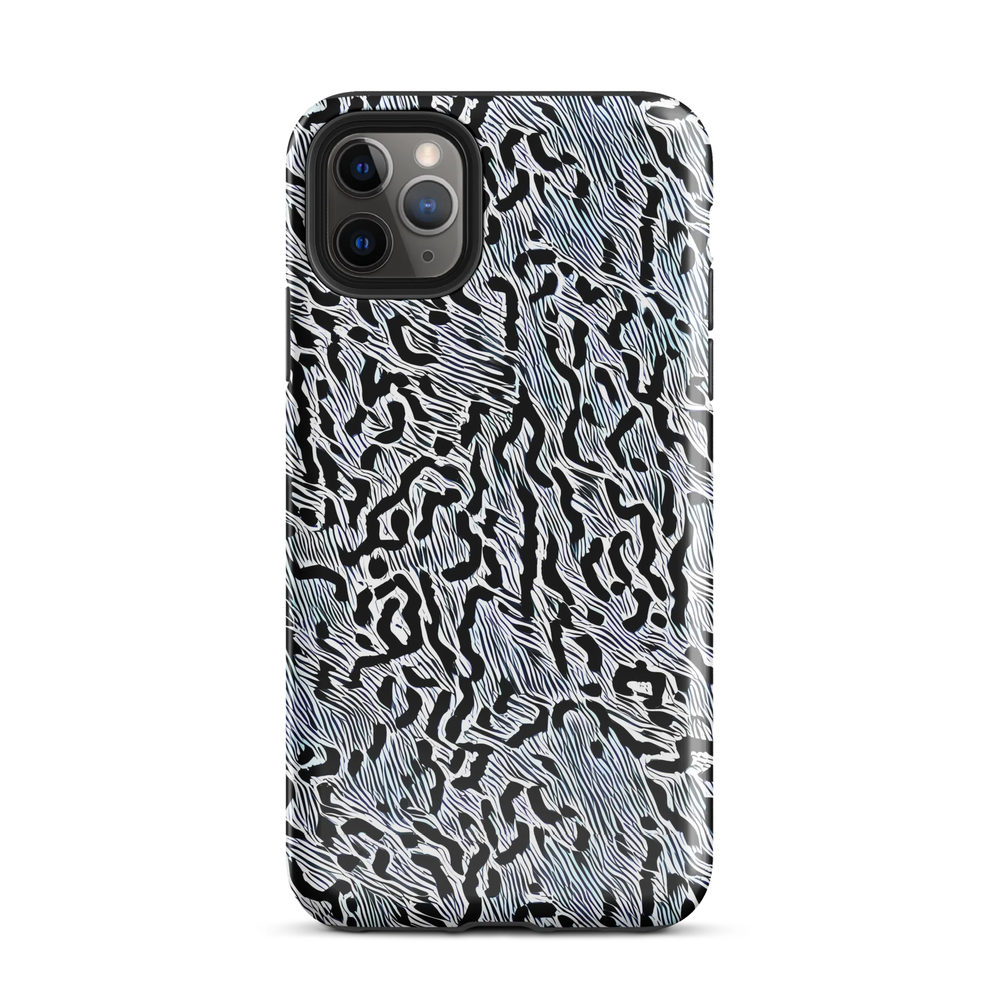 Noir Zebra on Tough Case for iPhone® — Front