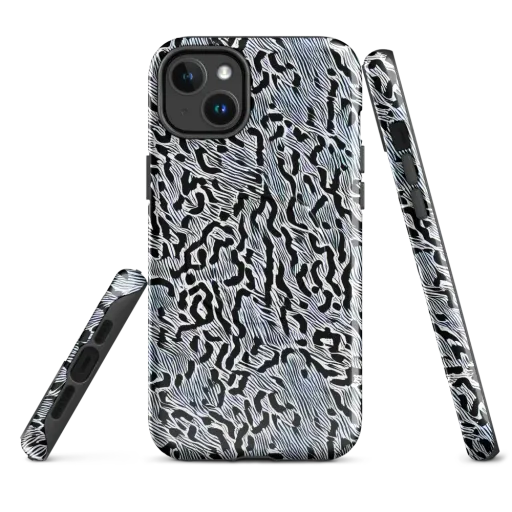 Noir Zebra on a MagSafe Tough Case for iPhone®