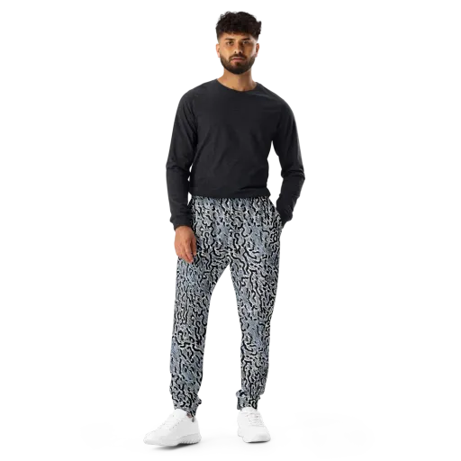 Noir Zebra on a Men's Joggers