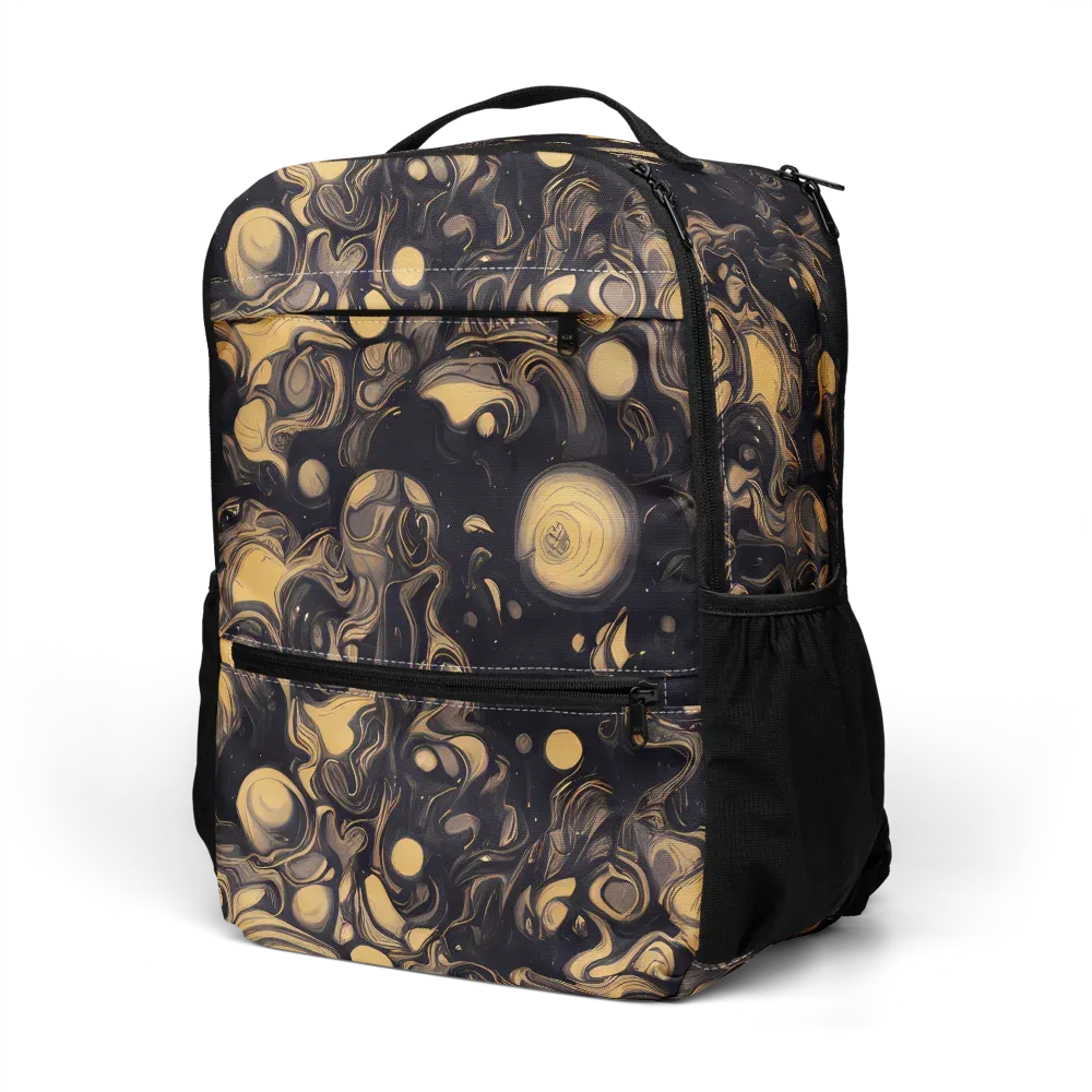 Nocturne Flow on Utility Backpack — Left Front