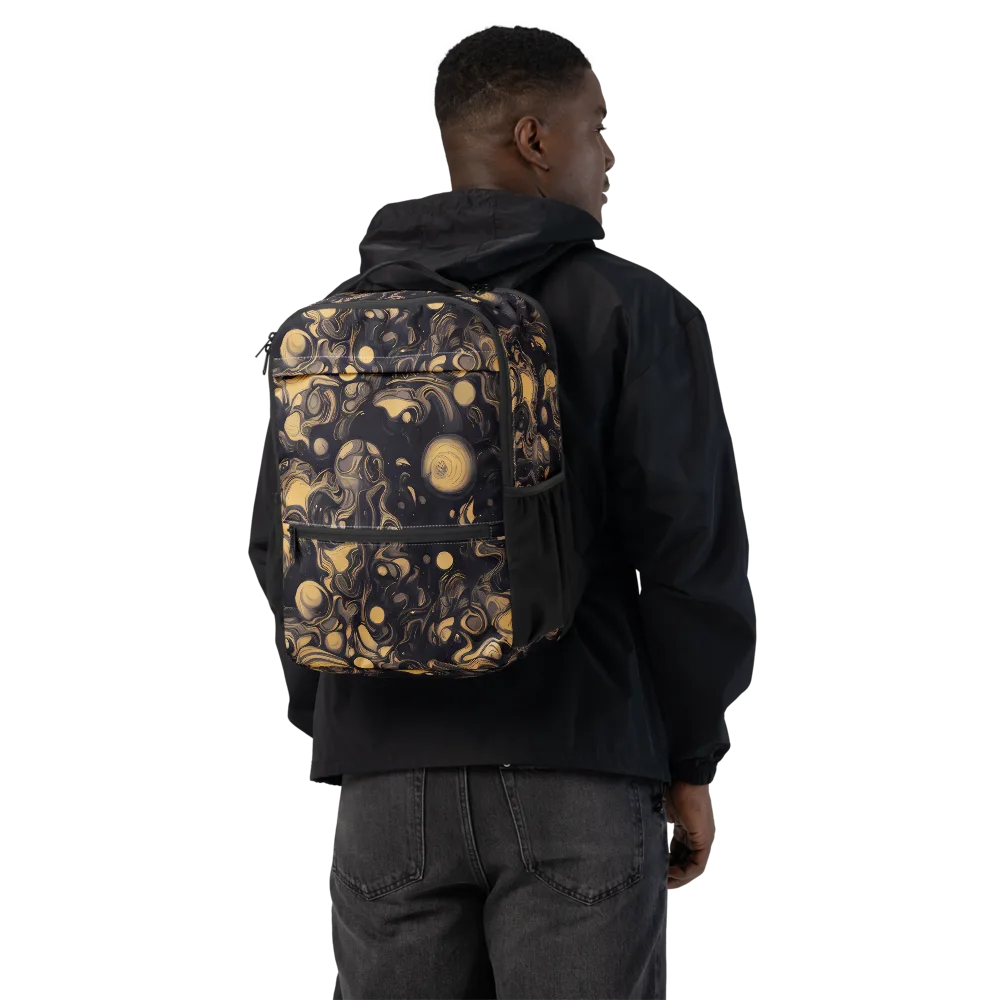 Nocturne Flow on Utility Backpack — Back