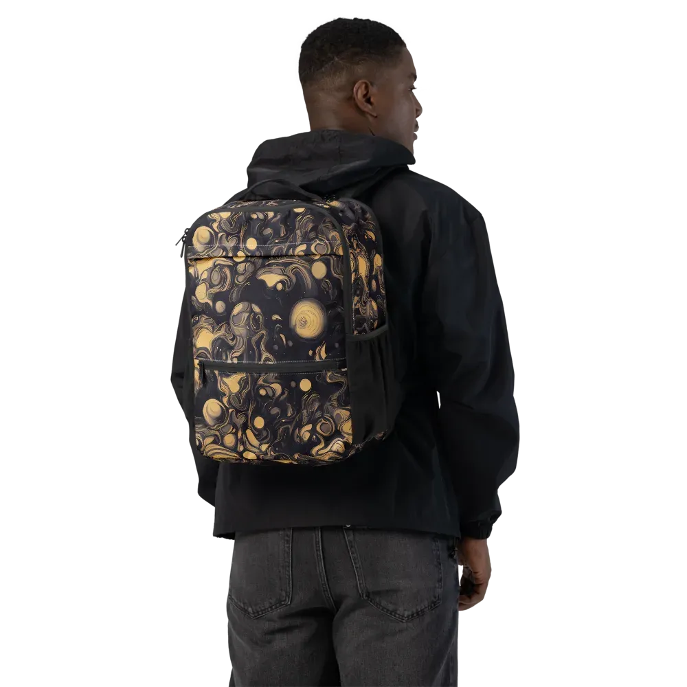 Nocturne Flow on Utility Backpack — Back