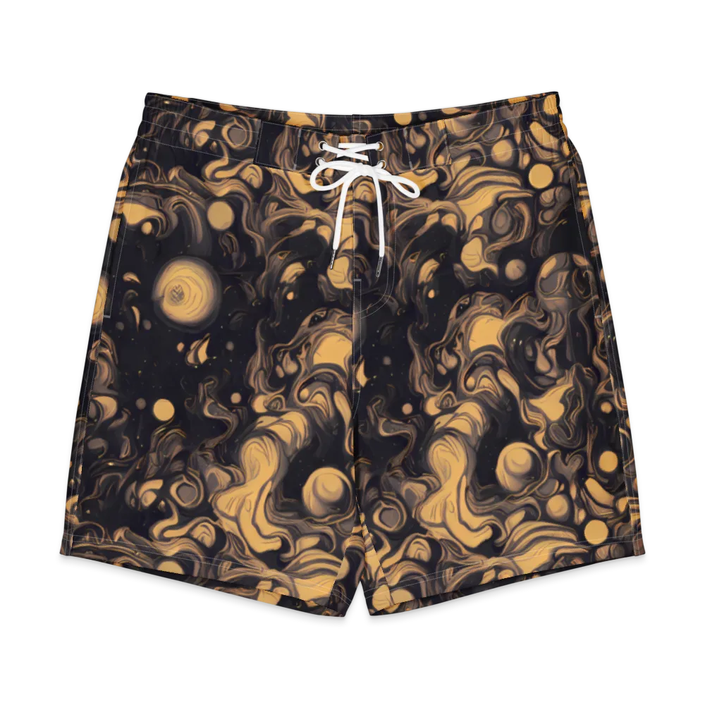 Nocturne Flow on Men's Board Shorts — Front