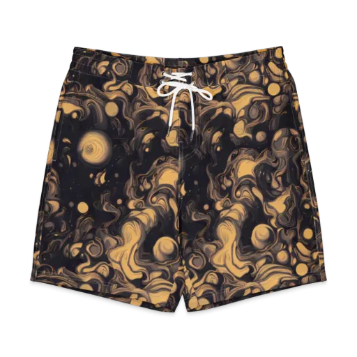 Nocturne Flow on a Men's Board Shorts