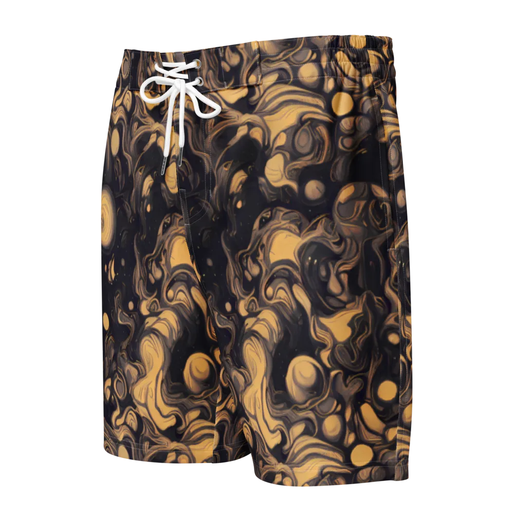 Nocturne Flow on Men's Board Shorts — Front