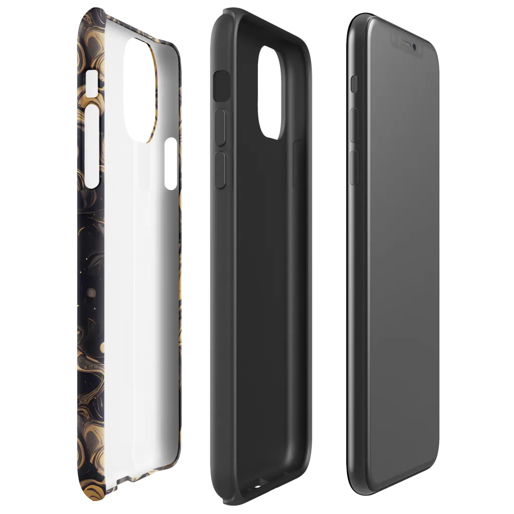 Nocturne Flow on Tough Case for iPhone® — Right