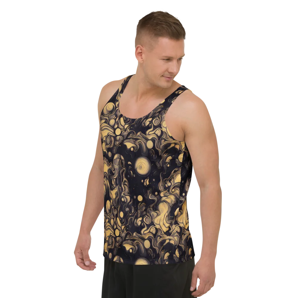 Nocturne Flow on Men's Tank Top — Left Front