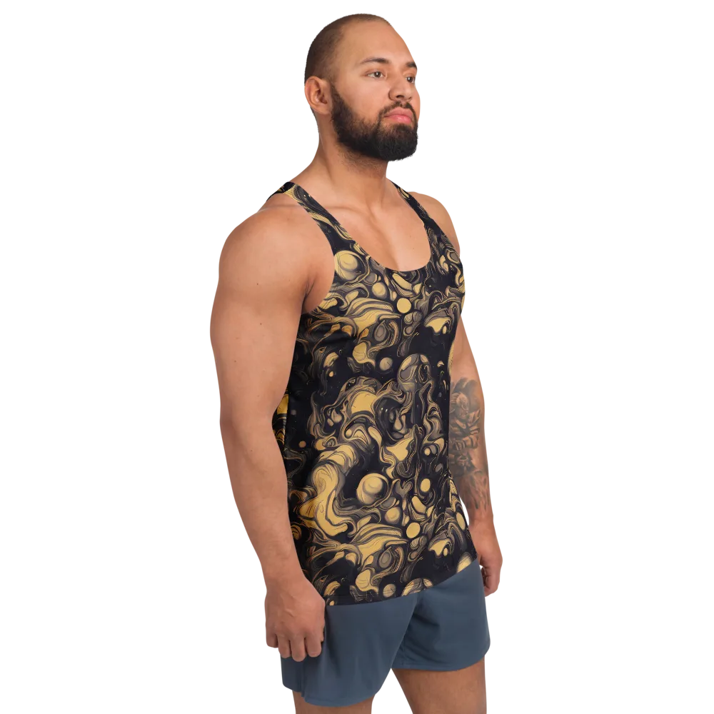 Nocturne Flow on Men's Tank Top — Right Front