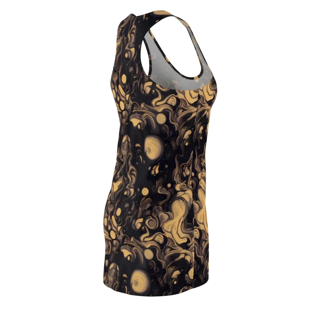 Nocturne Flow on Racerback Dress — Back Side