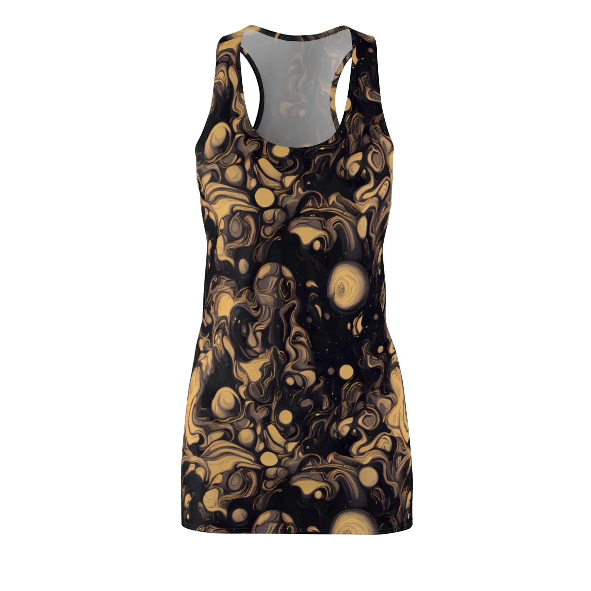 Nocturne Flow on Racerback Dress — Front