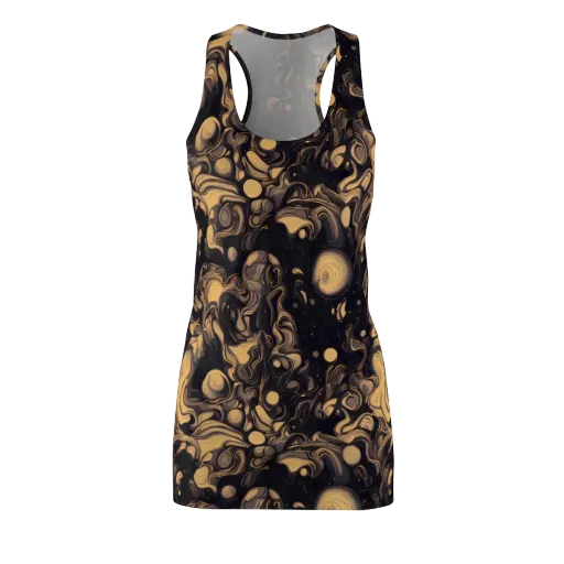 Nocturne Flow on a Racerback Dress