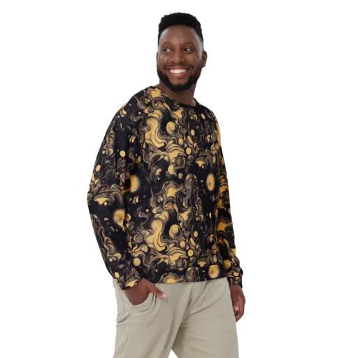 Nocturne Flow on a Sweatshirt