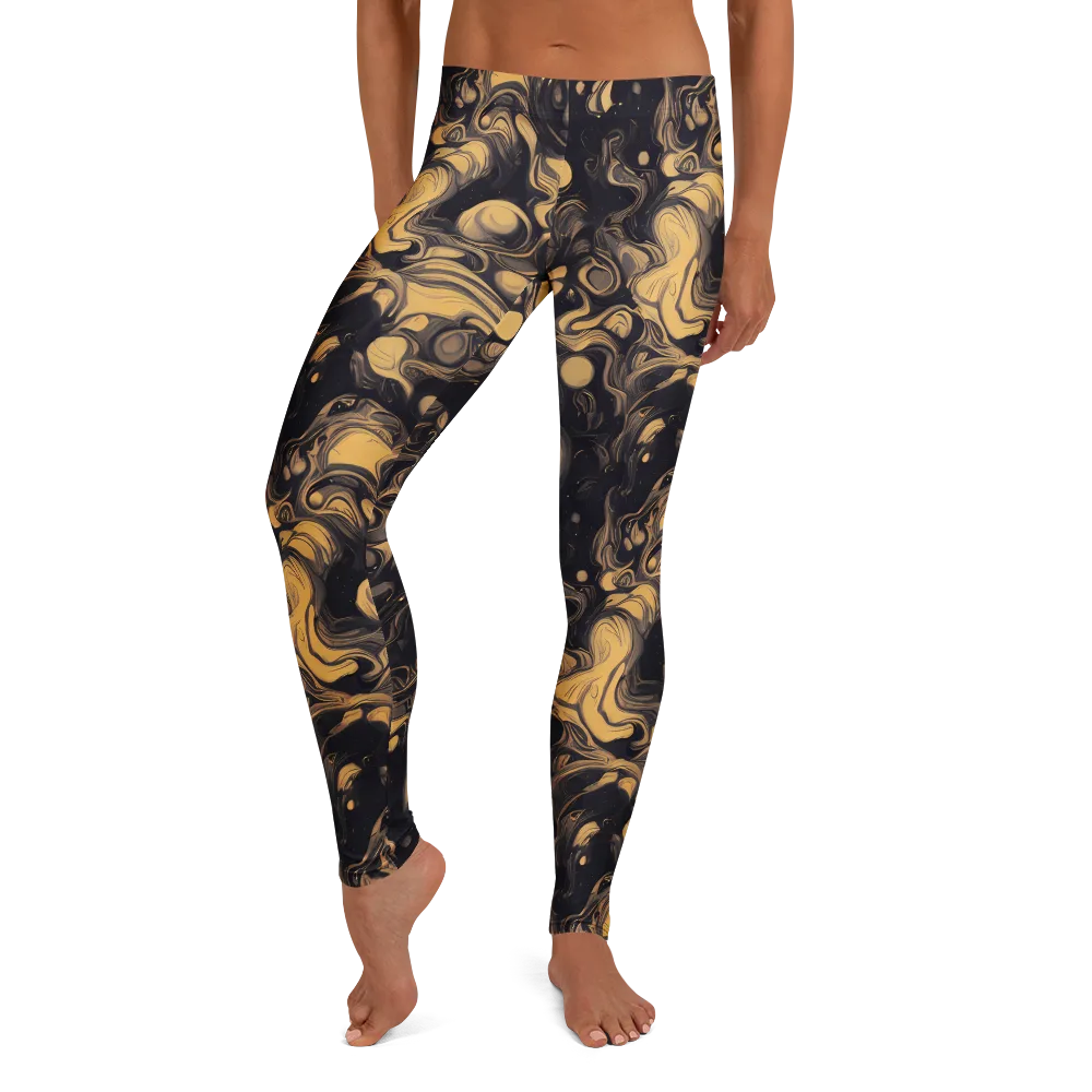 Nocturne Flow on Leggings — Front