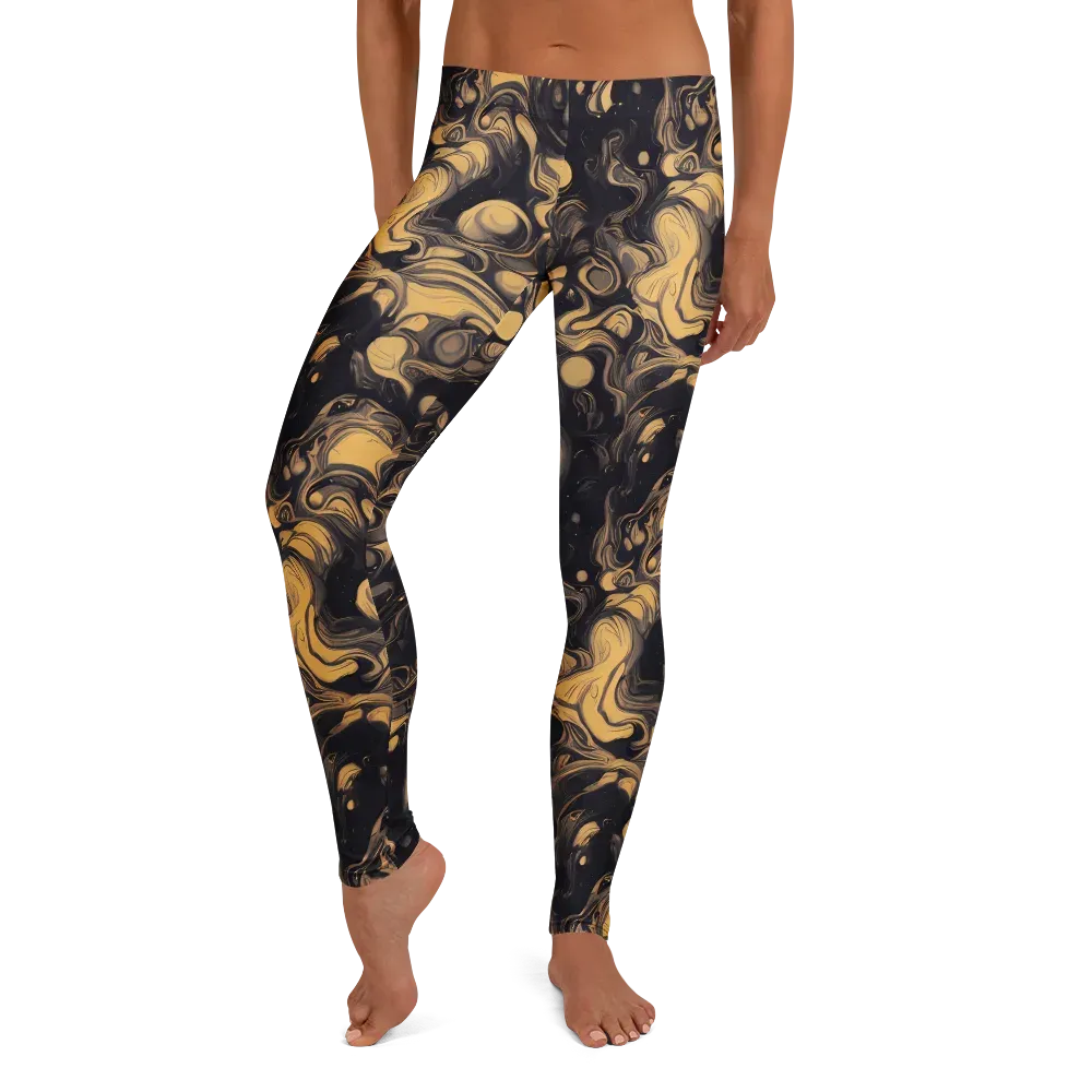 Nocturne Flow on Leggings — Front