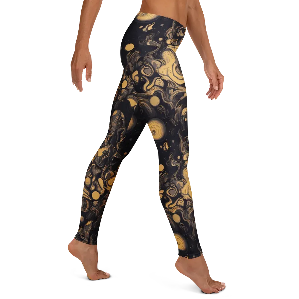 Nocturne Flow on Leggings — Right