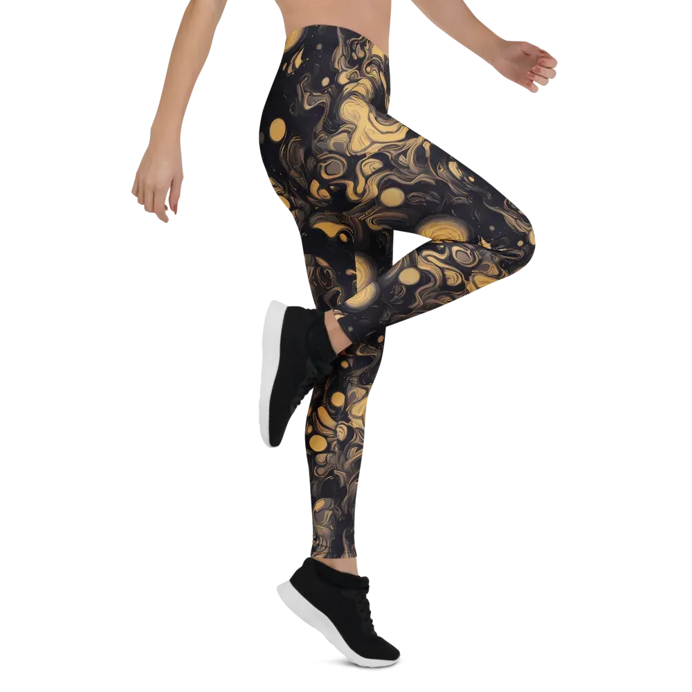 Nocturne Flow on Leggings — Right