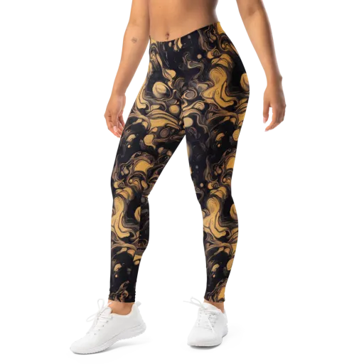 Nocturne Flow on a Leggings